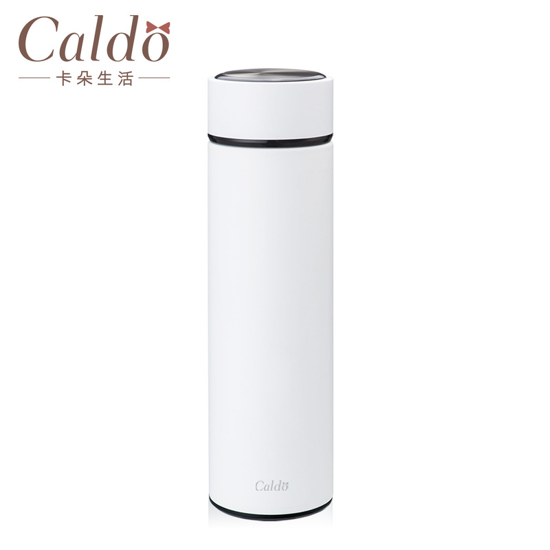 Caldo Minimalism Stainless Steel Bottle 500ml - FM006 - White