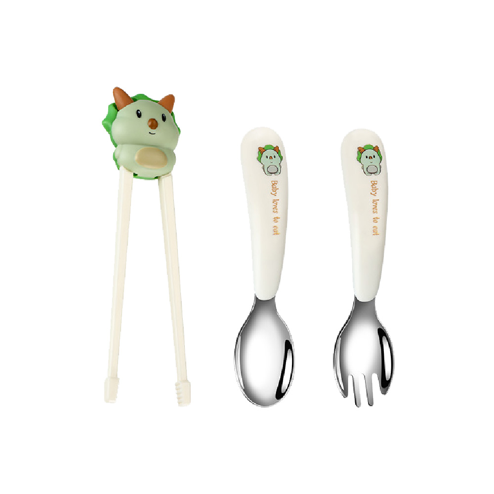 Stainless Steel Cute Cartoon Cutlery Set, , large