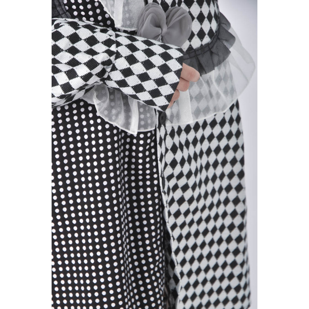 (L) 【董仔私服】kexin圓點菱格黑色洋裝二手衣, , large