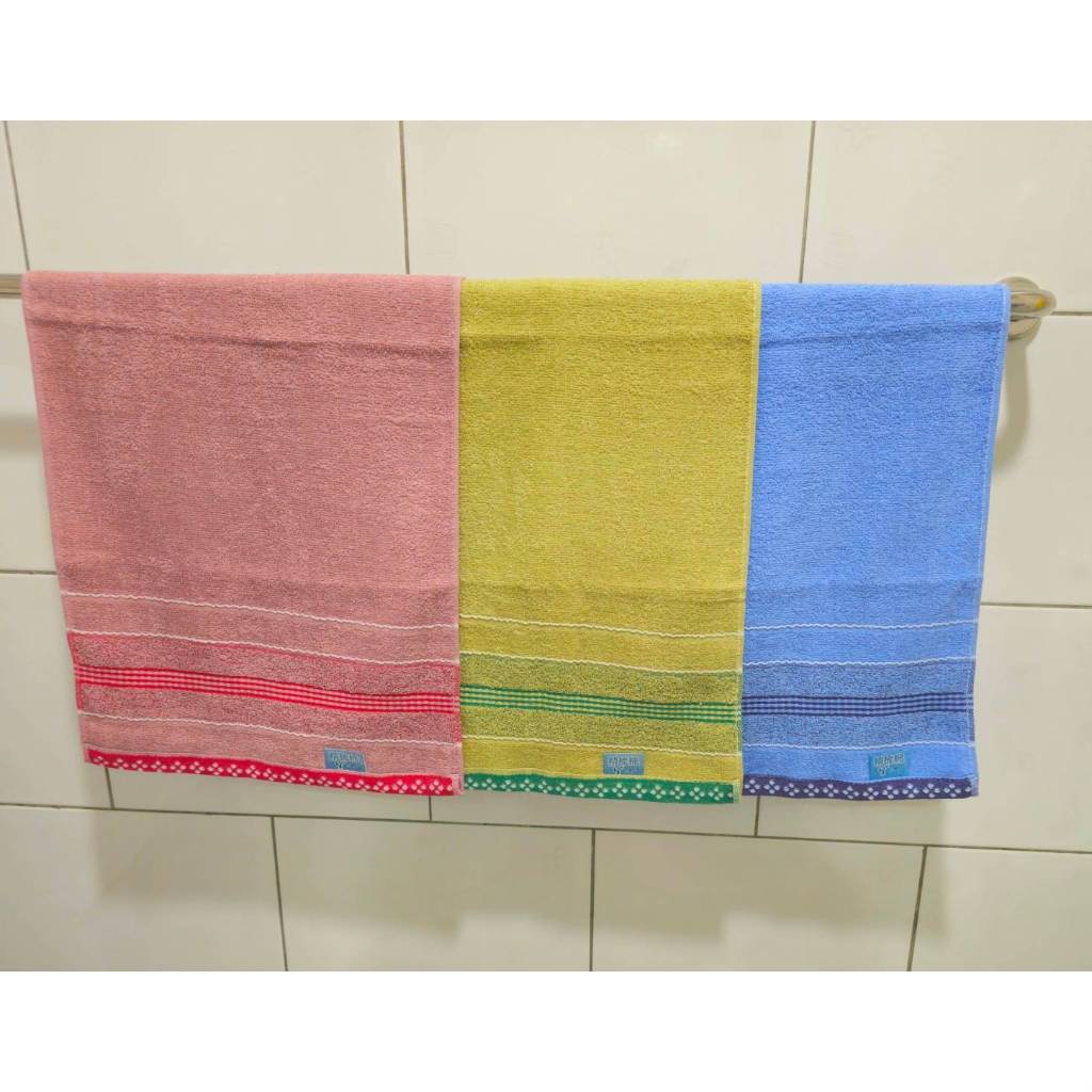 [Kaimei Cotton] Randomly excellent MIT made in Taiwan 24 taels of combed cotton spring color pure cotton towel, , large