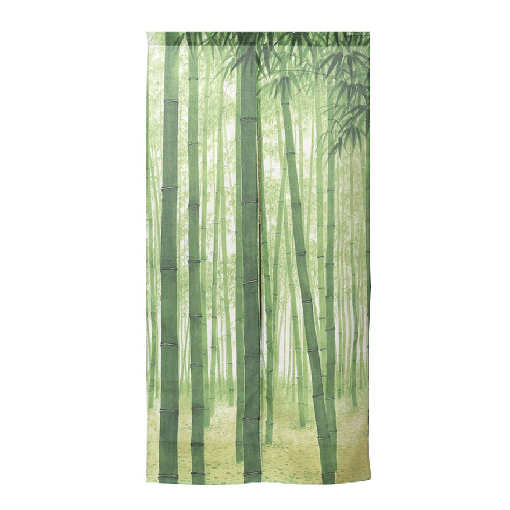 日本【コスモ】長門簾《雙面竹林嫩葉》, , large