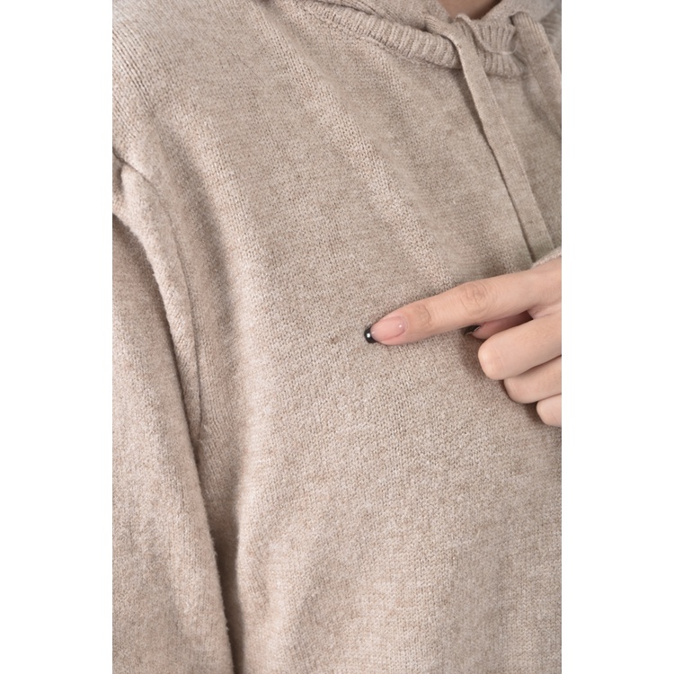 (M) 連帽杏色洋裝二手衣, , large