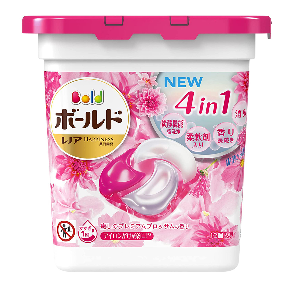 日本PG BOLD 新上市4D洗衣球-療癒花香, , large