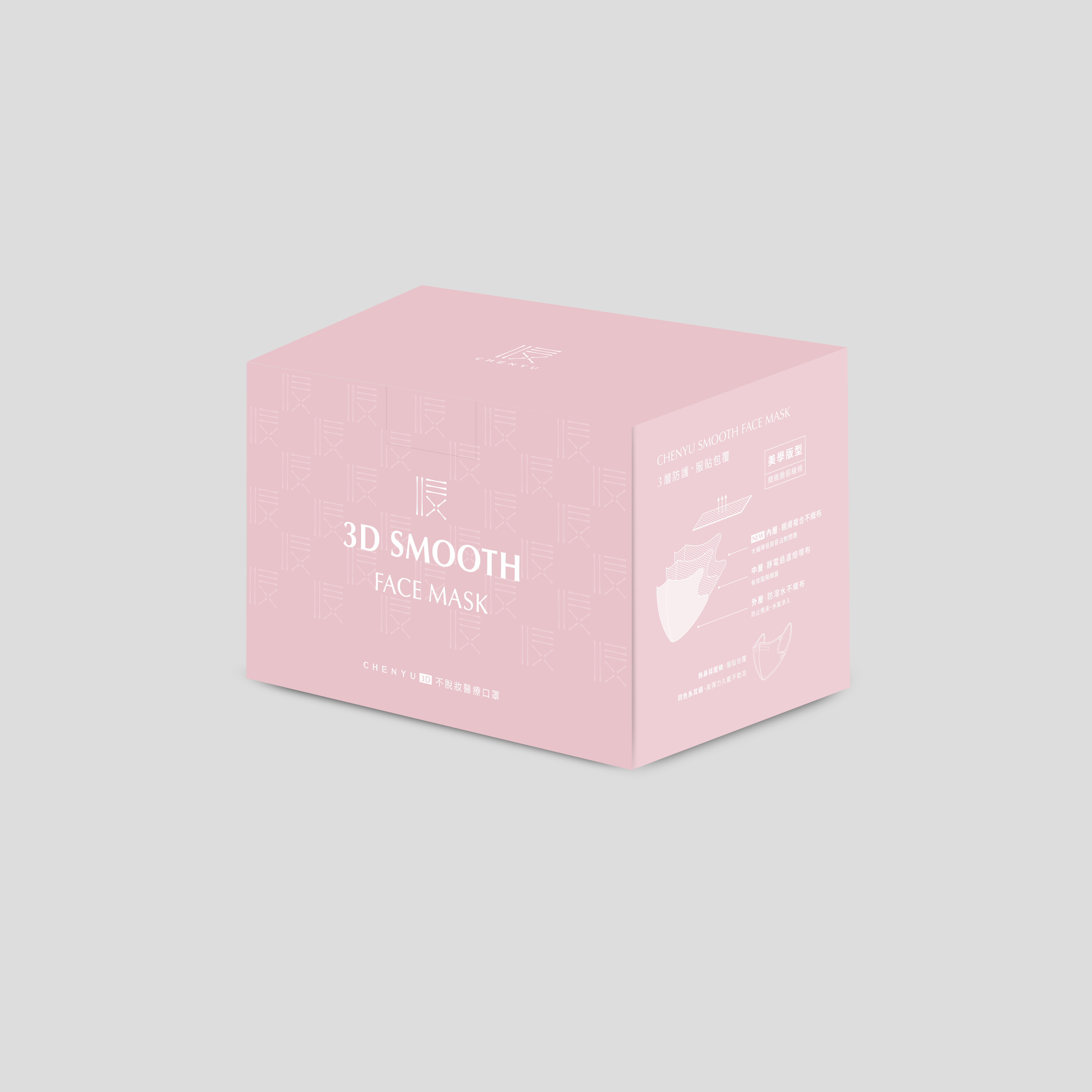 CHENYU 3D MAKEUP TRANSFER PROOF FACE MASK 30Piece, , large
