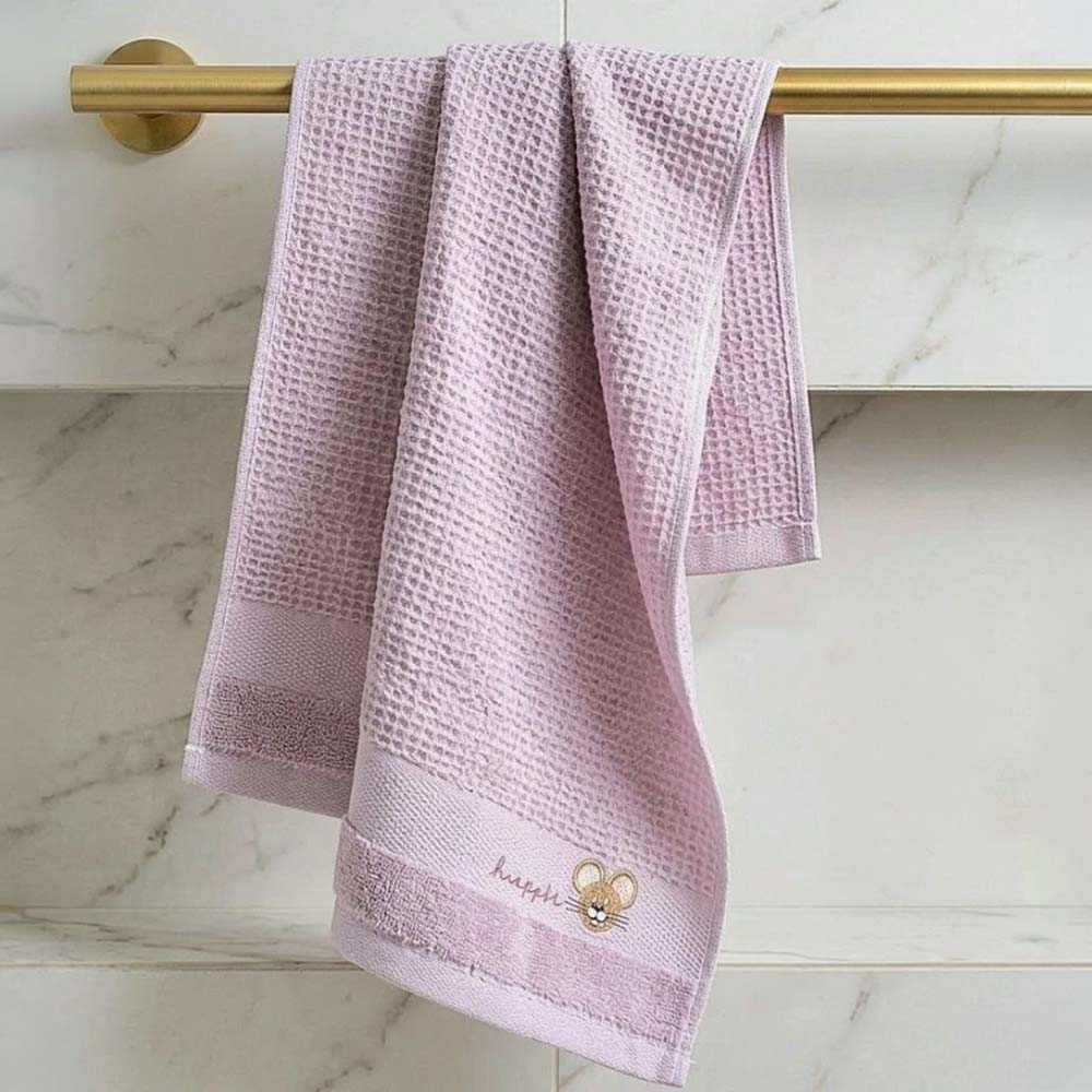 [Kaimei Cotton Industry] 4 in the group, random and excellent pure cotton mesh, skin-friendly adult towel/bath towel/face towel/towel, big-eared rat style, , large