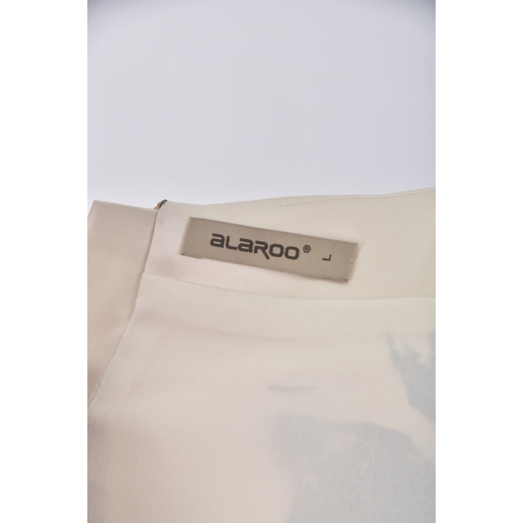 (S) alaroo質感撞色杏色洋裝二手衣, , large