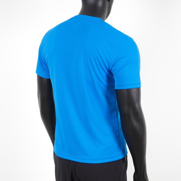 Asics 男女 短袖 T恤 運動 透氣 吸濕 快乾 抗UV 台灣製 延續 藍 [K31415-43], , large