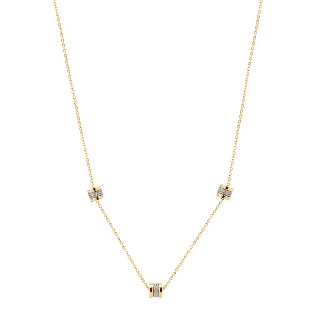 CHARRIOL 夏利豪 Foreve Minis necklaces 鋼索項鍊 08-104-1139-40