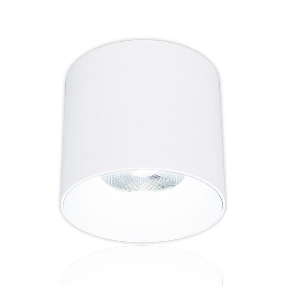 DanceLight dance light 10W Aegis downlight, beam angle 36 degrees, die-cast aluminum, fast heat dissipation, full voltage, one-piece molding, fashionable white (white light), , large
