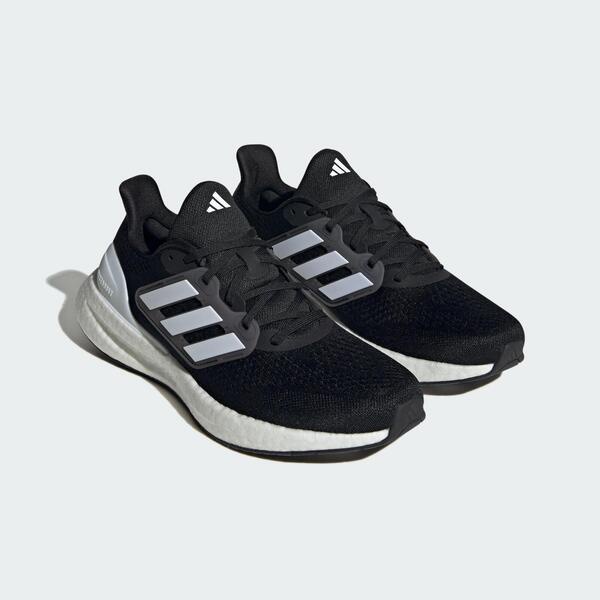 Adidas Pureboost 23 男女 慢跑鞋 運動 路跑 寬楦 休閒 緩震 耐磨 舒適 黑白 [IF4839], , large