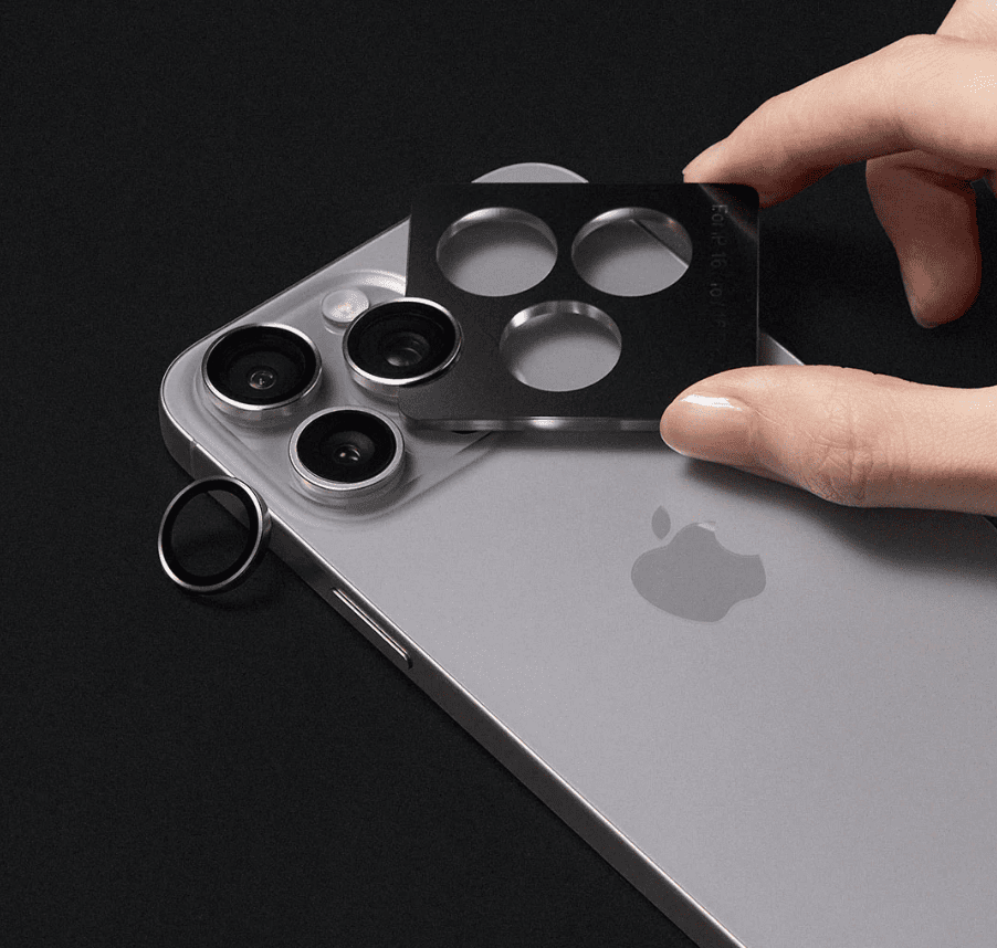 【RHINOSHIELD 犀牛盾】 iPhone 15 Pro/PM鏡頭保護貼-銀, , large