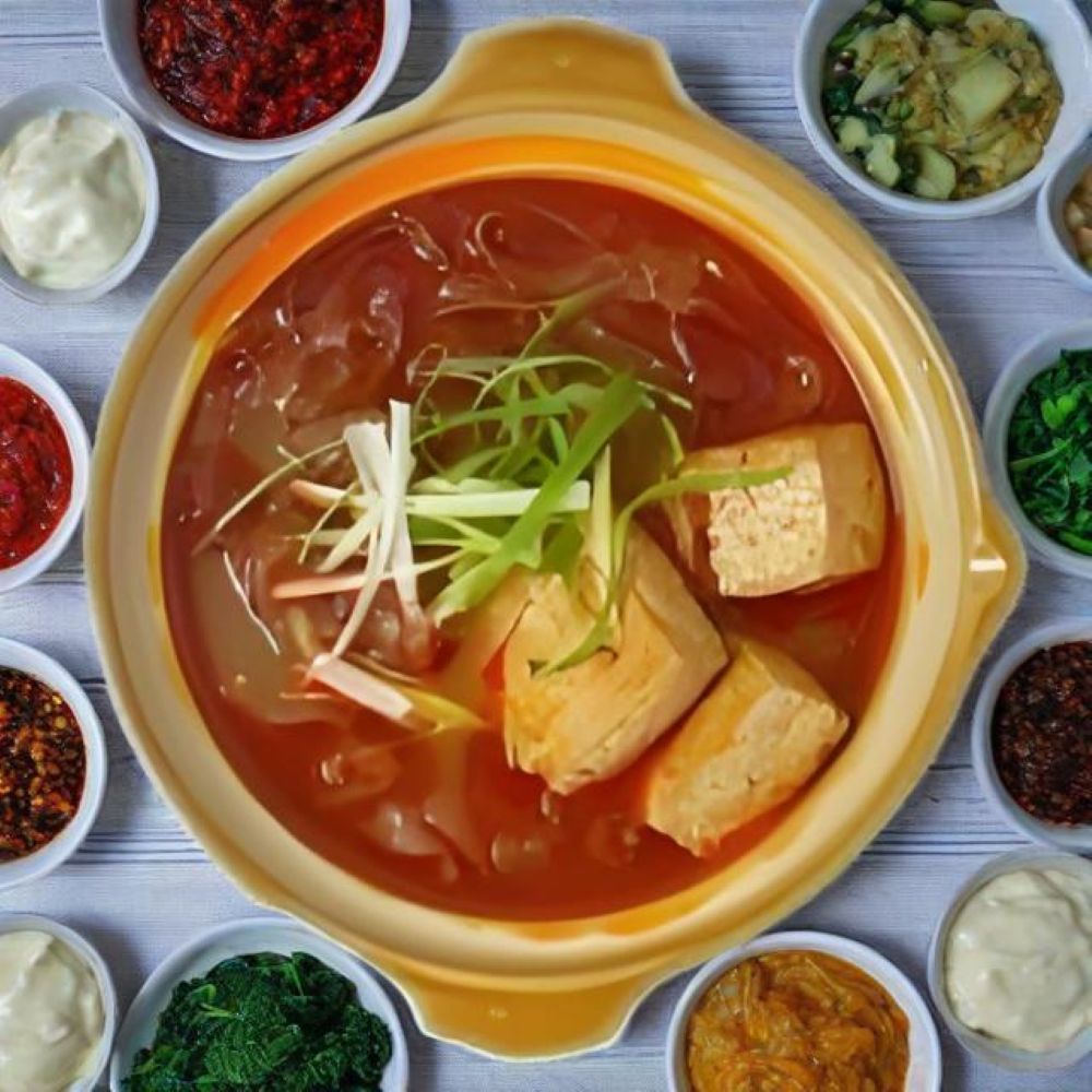 躍進【台灣蘇伯Soup】麻辣鴨血臭豆腐麵(蒟蒻寬麵) 豆腐軟嫩Q 彈 湯汁麻辣濃郁 咬一口滿滿都是回味 蒟蒻麵+鴨血臭豆腐 好吃 非常讚! 100分, , large