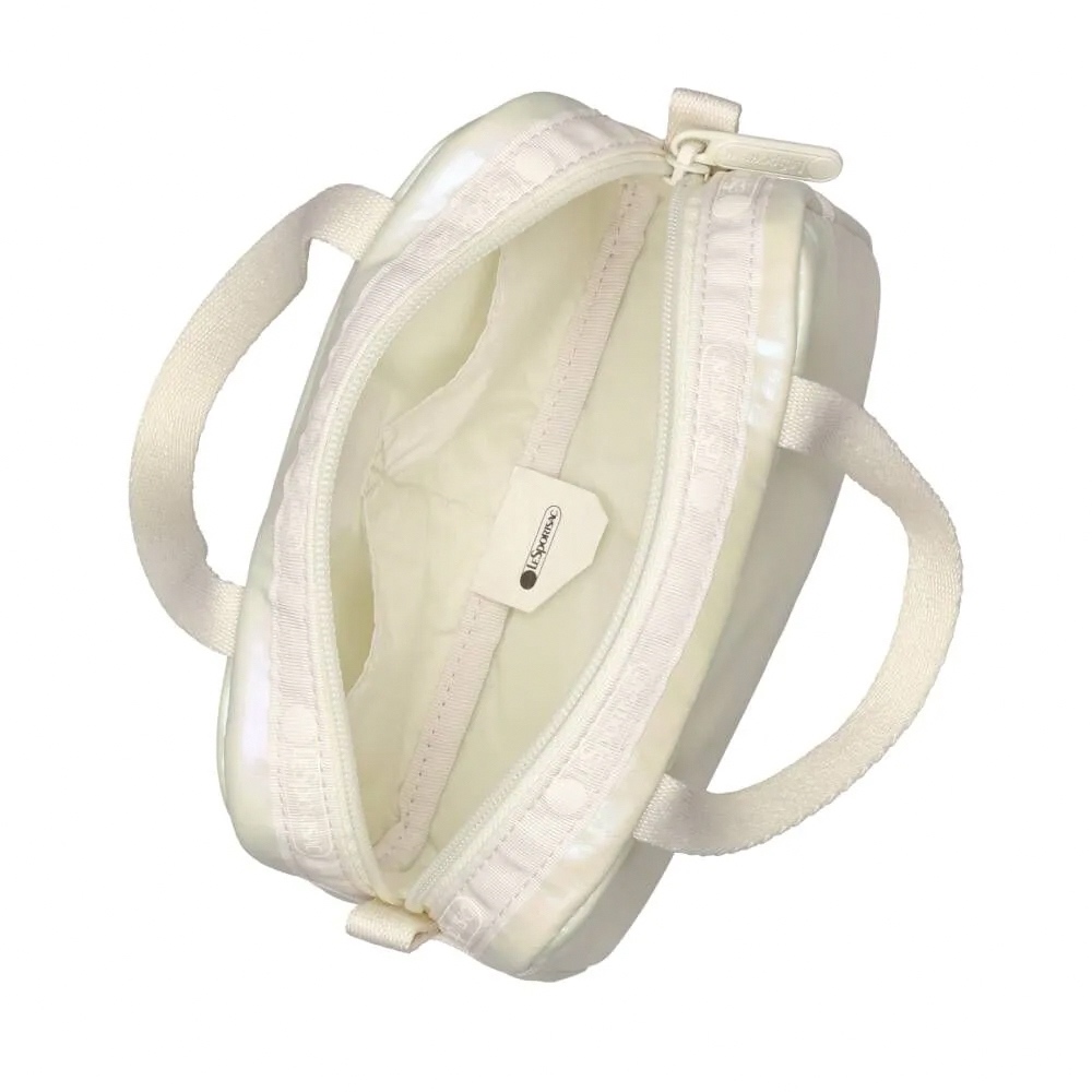 Lesportsac 珍珠奶油色手提化妝包 收納包 盥洗包 送禮 禮物(漸層光影), , large