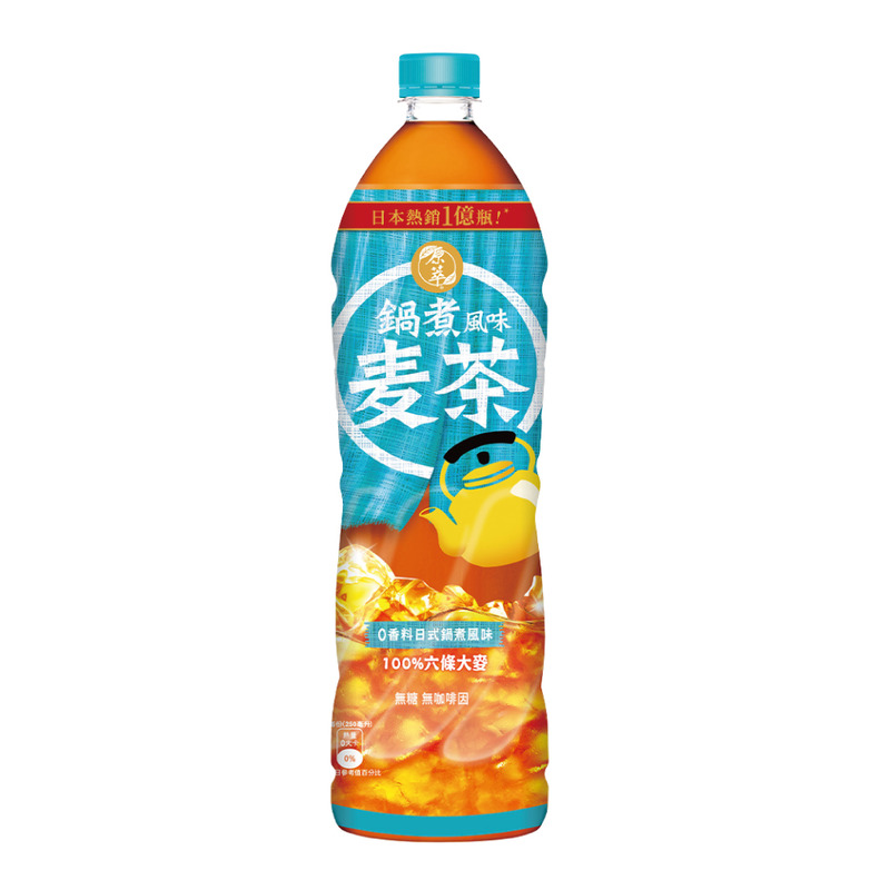 原萃鍋煮風味麥茶(無糖) 1250ml, , large