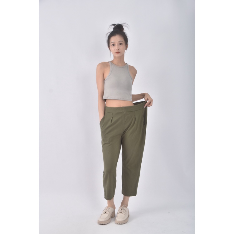 (XL) 101 original design高腰質感綠色短褲二手衣, , large