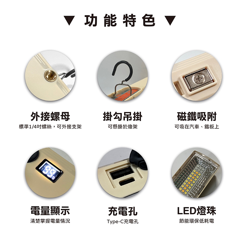 【Treewalker露遊】夜行者露營燈 40cm 高強度LED燈 長條磁吸吊掛燈  應急擺攤燈, , large