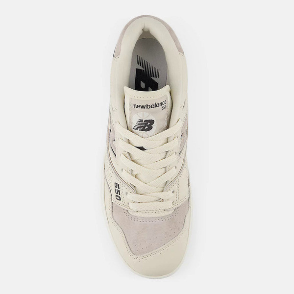 Kixpress-New Balance 女 休閒鞋 B楦 運動 復古 皮革 NB 550 簡約 流行 穿搭 杏灰 [BBW550RB], , large