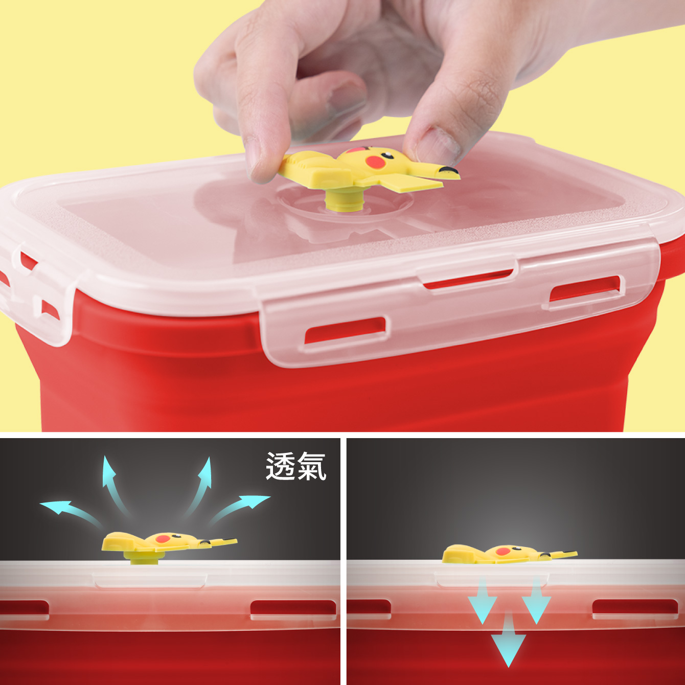 Silicone Foldable Food Container-EEV-12, , large