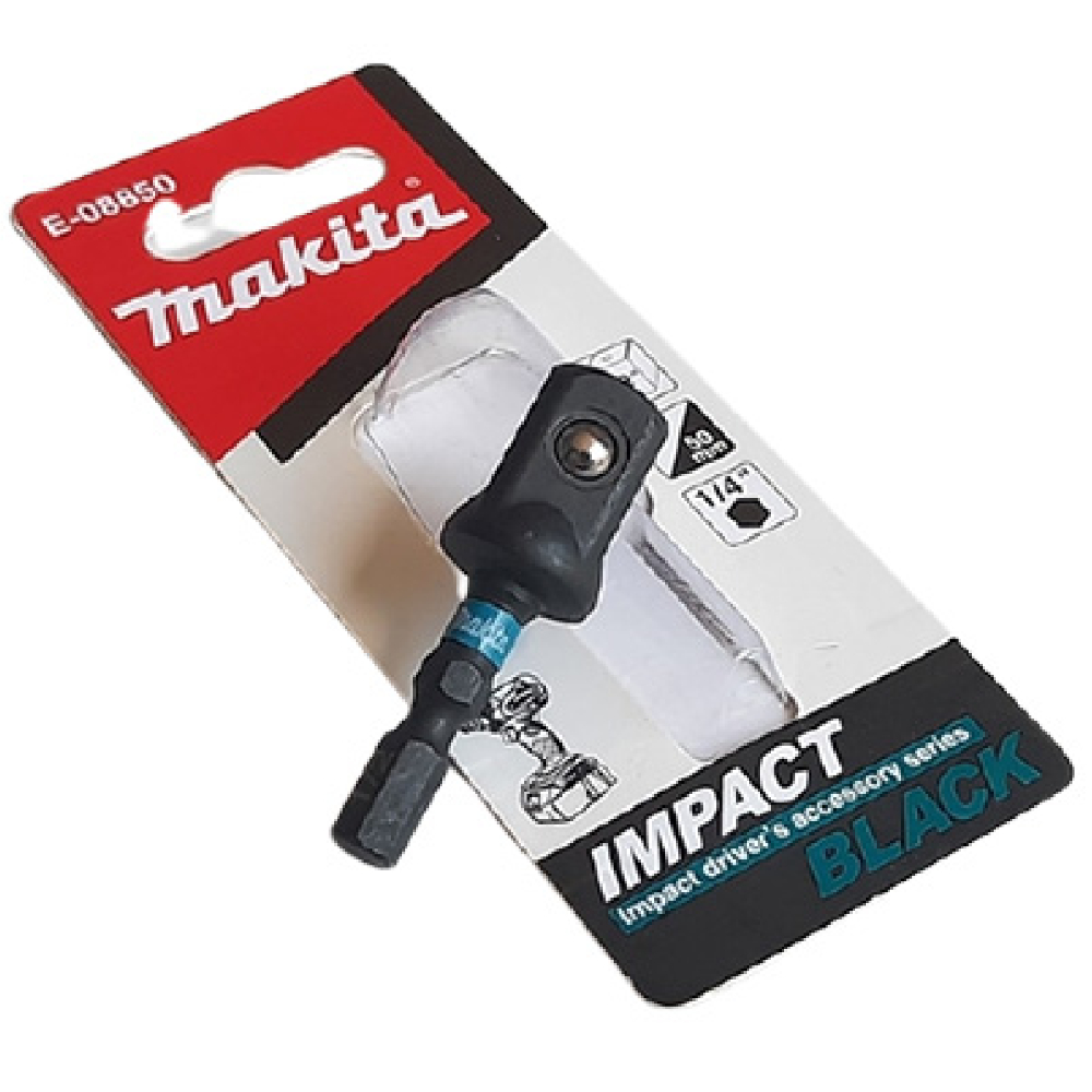 MAKITA牧田 E-08850 MPACT BLACK 起子轉4分套筒頭, , large