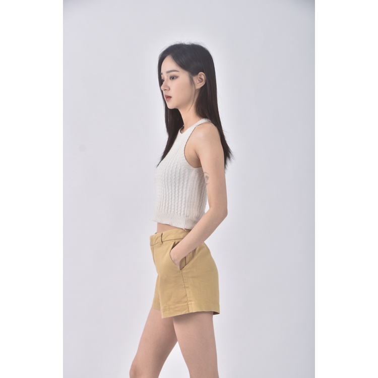 (S) moonoat寬鬆杏色短褲二手衣, , large