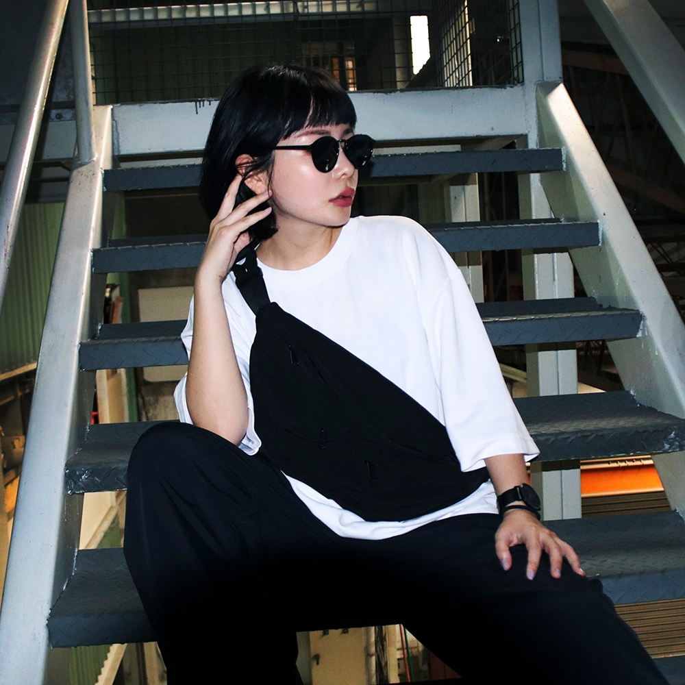 【YUNJOIN】EffoEase 快取雙袋斜跨包-大地 胸包 隨身背 肩背包 流行 穿搭配件, , large