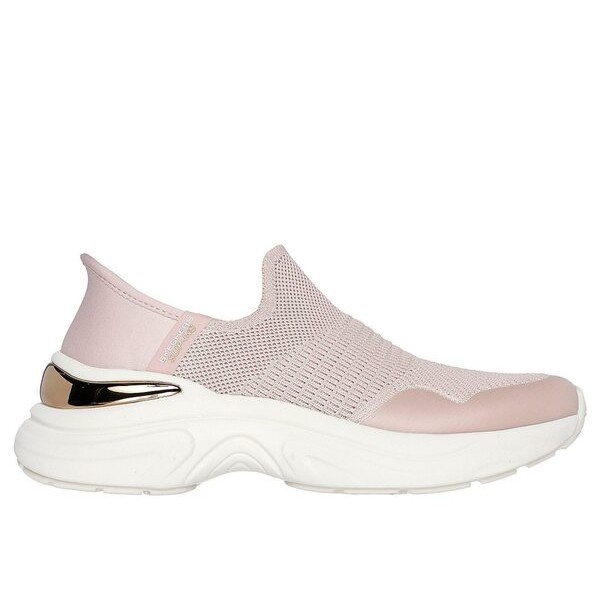 Kixpress-Skechers 思克威爾 Hazel 女 休閒鞋 舒適 粉 金 [177586BLSH], , large