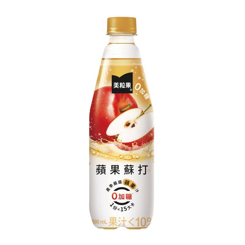 Minute Maid Zero Sugar Apple Soda 500ml, , large