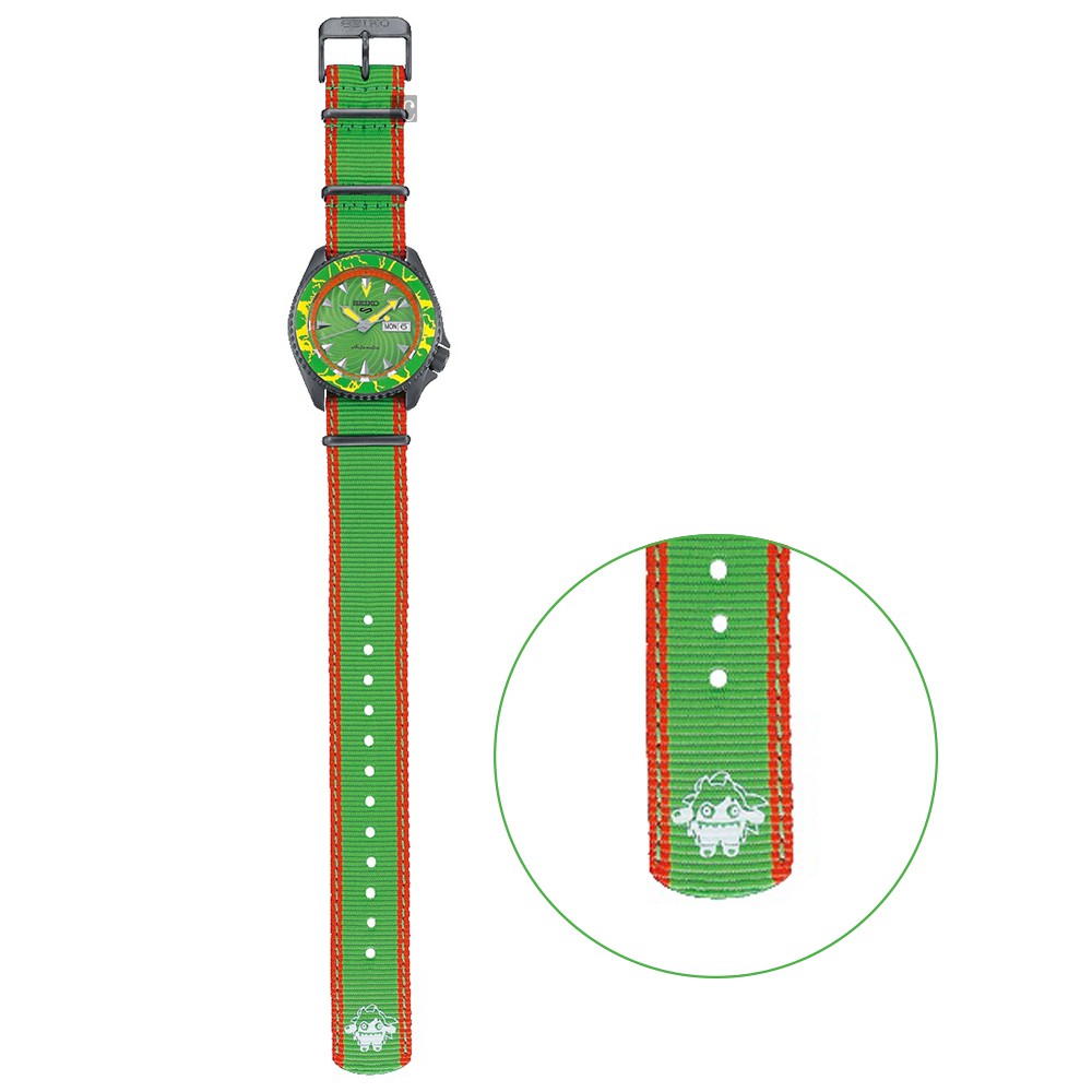 SEIKO 精工 5 Sports x 快打旋風 布蘭卡 聯名限量機械錶(SRPF23K1)-42.5mm, , large