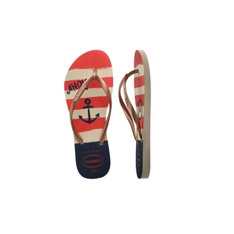[巴拉娜巴西人字拖專賣店]中壢實體店面 Havaianas SLIM NAUTICAL 船錨 哈瓦仕 哈瓦士 夾腳拖/人字拖鞋 沙灘, , large
