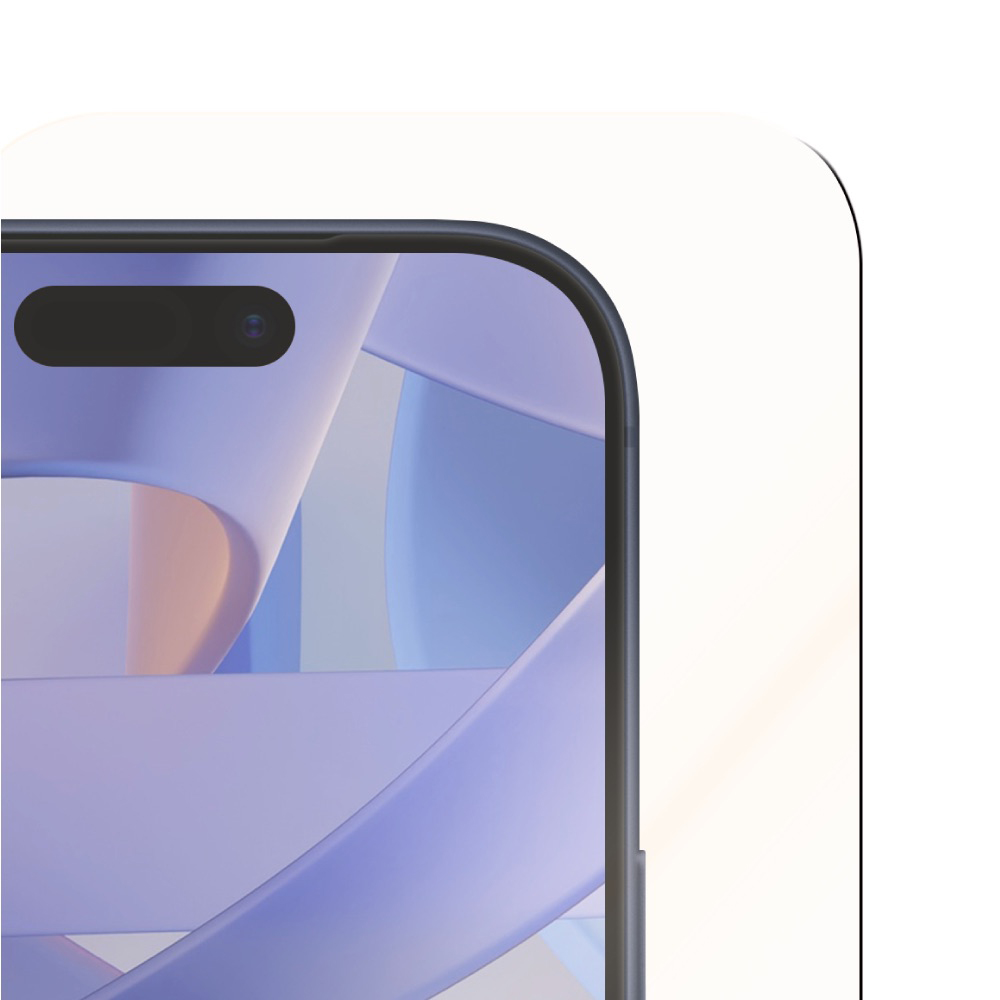 【amuok】Glossy Tempered Glass Screen Protector for iPhone 17/iPhone 16 Pro, , large