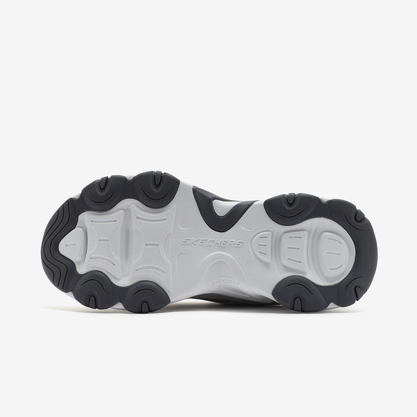 Kixpress-Skechers D'lites 5.0 女 運動休閒鞋 厚底 增高 老爹鞋 舒適 灰 白 [150521LGSL], , large