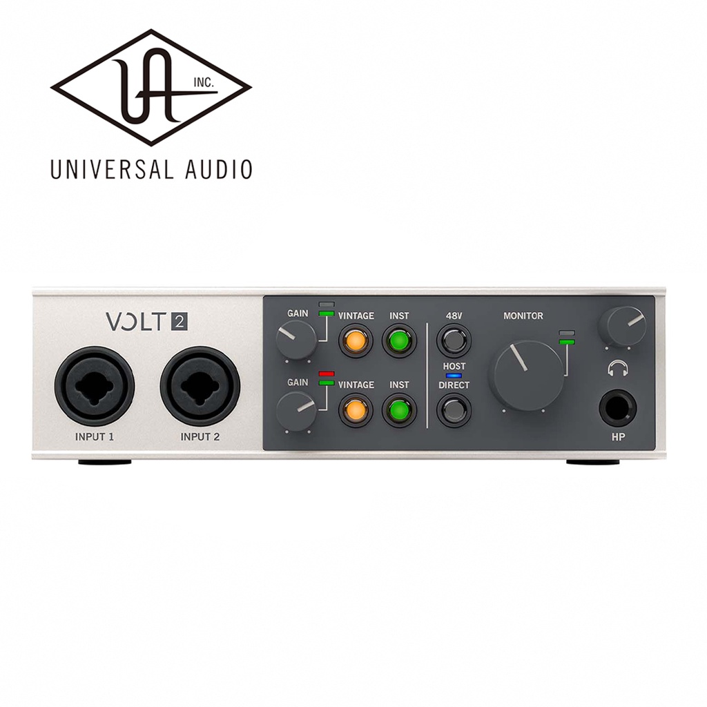 Universal Audio Volt 2 USB-C 錄音介面【敦煌樂器】, , large