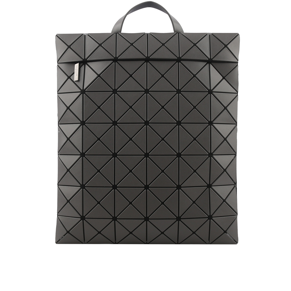 ISSEY MIYAKE BAO BAO LUCENT 啞光霧面扁形後背包/炭灰色