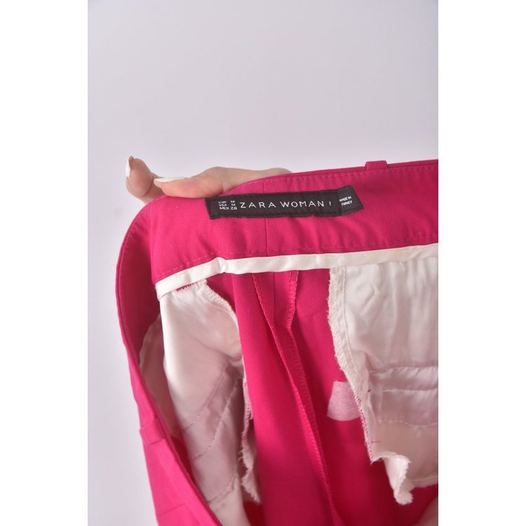 (2XL) zara寬鬆粉色長褲二手衣, , large
