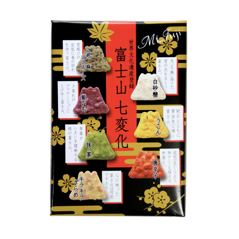 東彰富士山造型七種味仙貝禮盒, , large