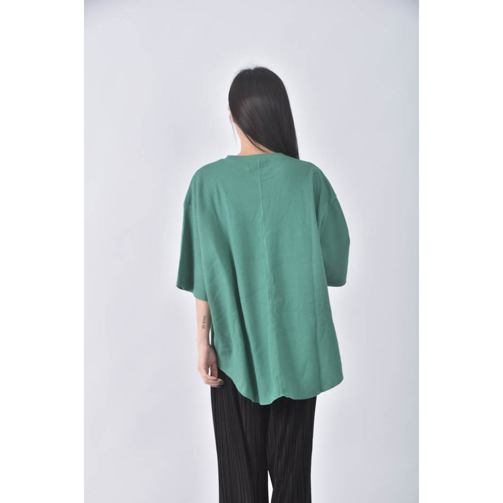 (2XL) chaco closet綠色短袖上衣二手衣, , large
