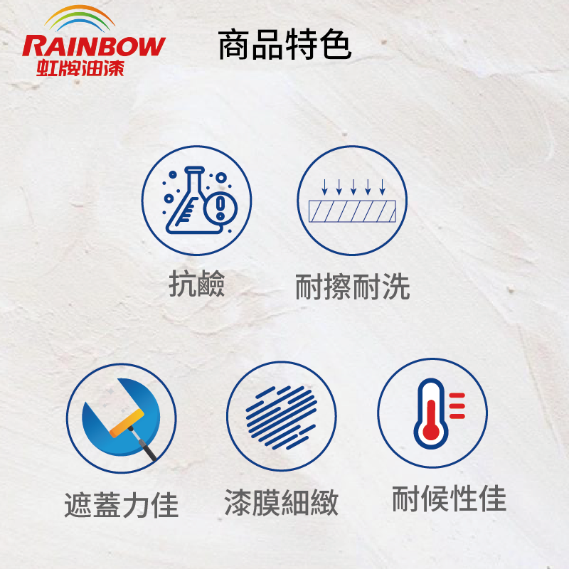 〔虹牌〕406壓克力有光水泥漆455古銅, , large