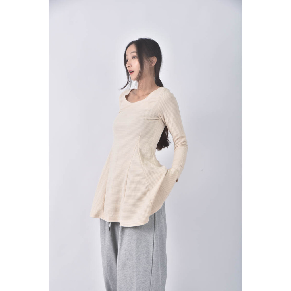 (S) in style質感棉質傘擺黃色洋裝二手衣, , large