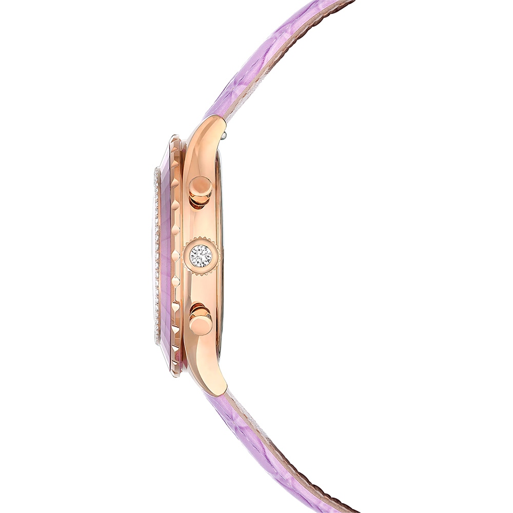 SWAROVSKI 施華洛世奇 Octea Chrono 水晶計時手錶 女錶 送禮推薦-37mm 5690804, , large