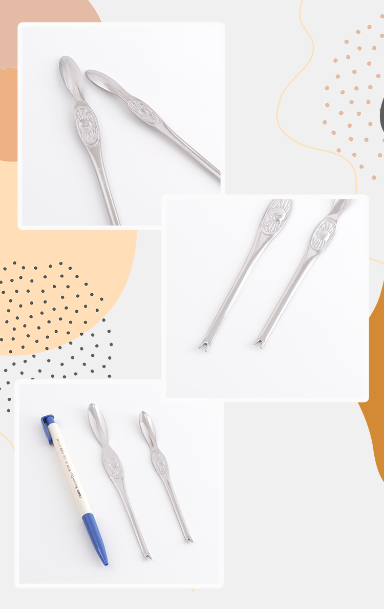 日本製不鏽鋼蟹肉挖取棒-2支入x3卡, , large