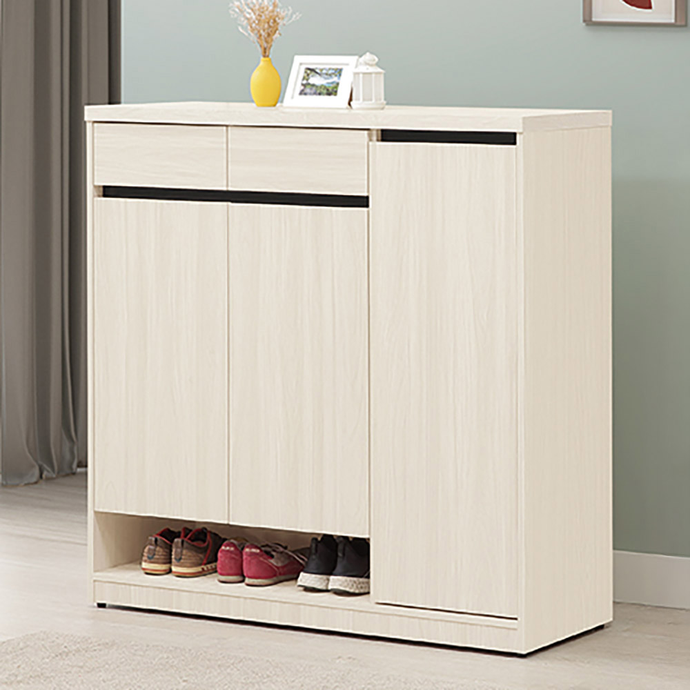 【Hampton 漢汀堡】薩亞白榆木4尺鞋櫃, , large