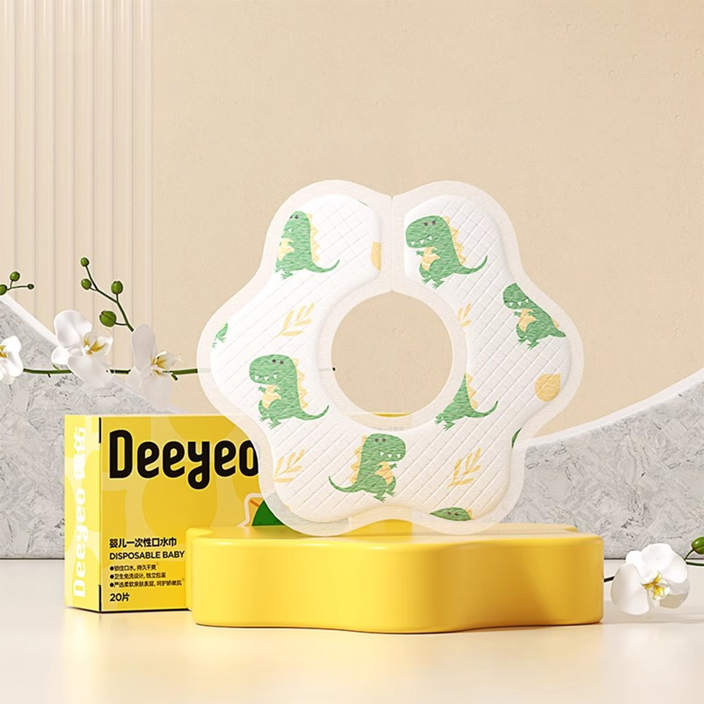 【禾統】 一次性口水巾 拋棄式口水巾 圍兜兜 360度圍兜 口水兜 便攜式口水巾  一次性圍兜, , large