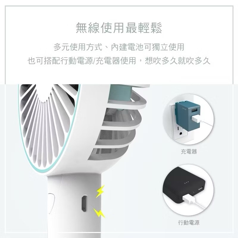 【Leo手機周邊專賣店】DIKE戴克 雙用手持風扇 / DUF141BU, , large