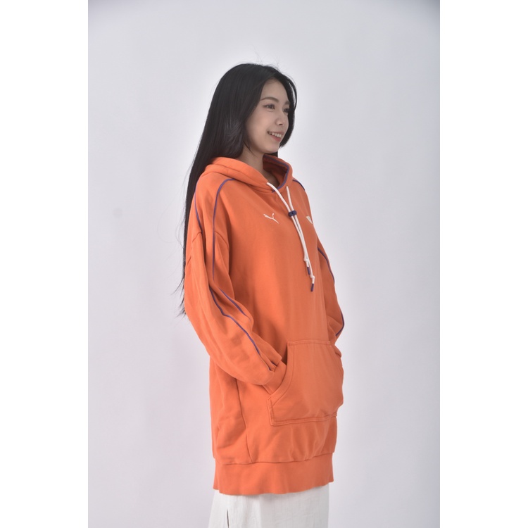 (XL) puma連帽橘色長袖上衣二手衣, , large