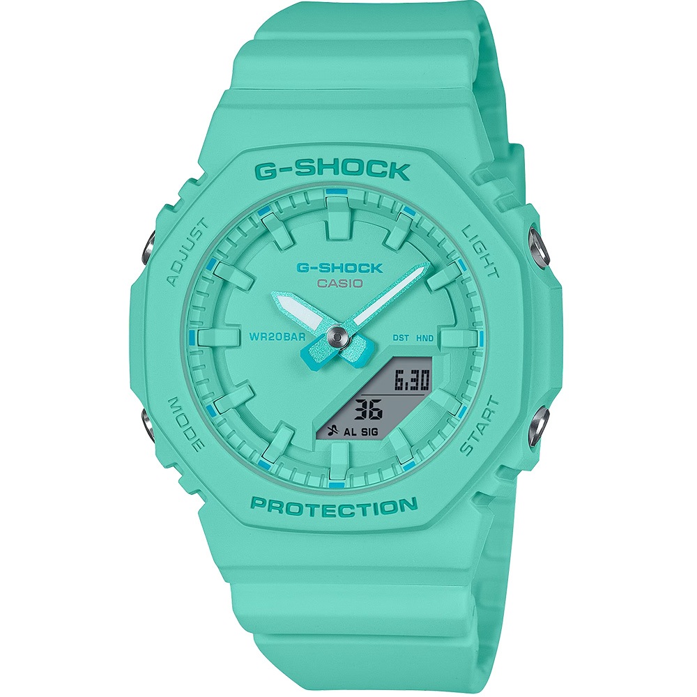 CASIO 卡西歐 G-SHOCK X ITZY 單色美學 八角 女錶 GMA-P2100-2A, , large