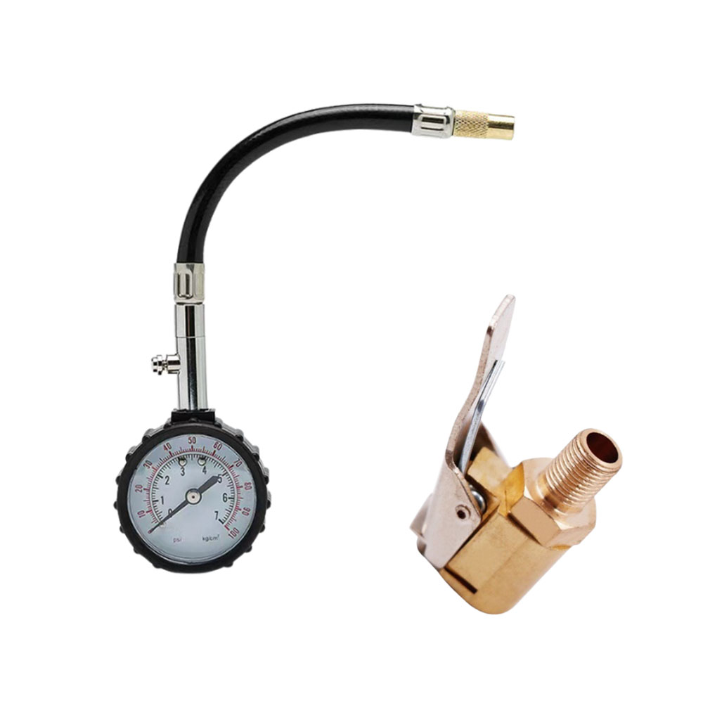 Tire pressure monitoring system with tire pressure gauge and charging head, , large