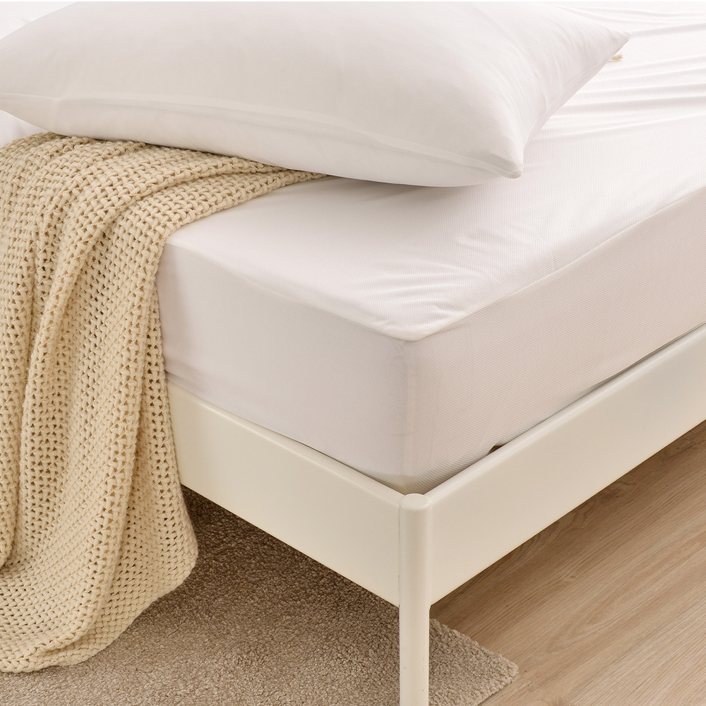 【FOCA多款任選】專業護理級 100%超防水床包式保潔墊(雙/加), , large