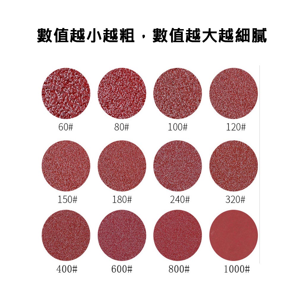 8-hole/110V round sander/accessory: 50 pieces of 240-grit sandpaper, , large