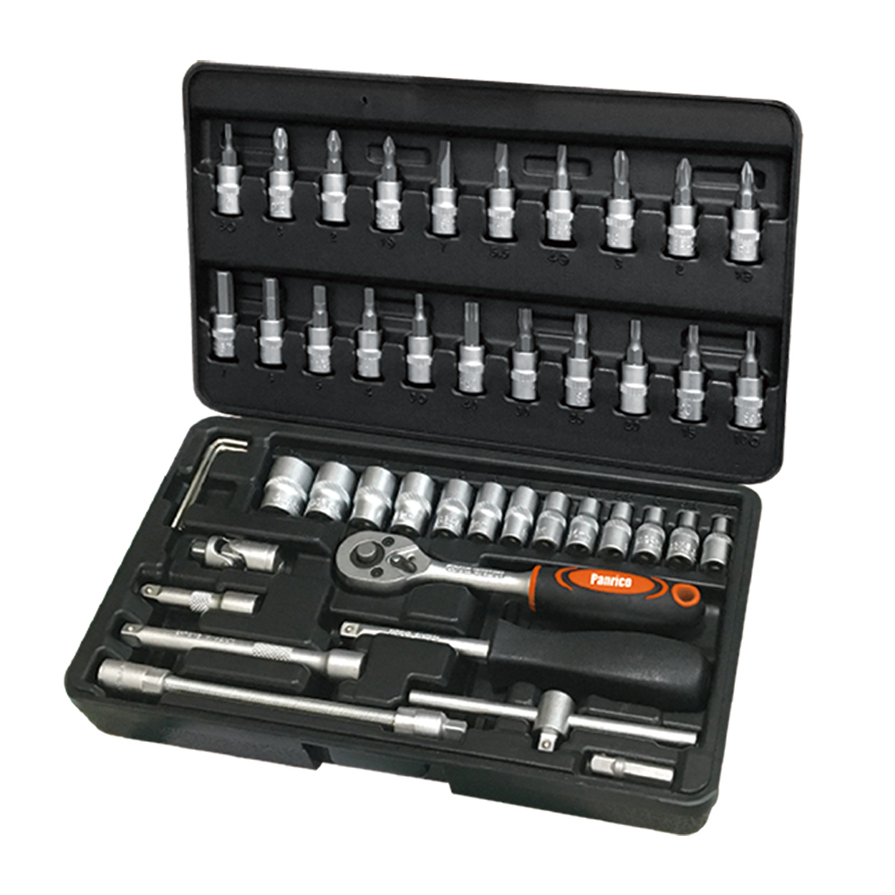 46pcs 1/4" Dr. Bit Socket Set, , large