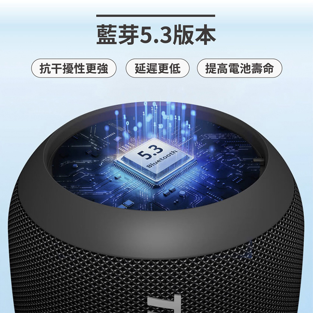 Tronsmart T7 mini 黑色 15W便攜式藍牙喇叭 防水喇叭 藍芽音響IPX7防水喇叭 露營野外喇叭, , large